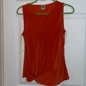 Anne Klein - Orange dressy top